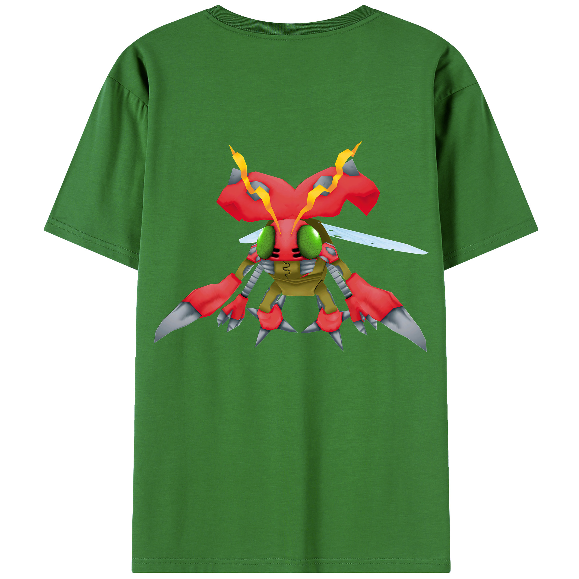 （画像用） Digimon デジタルモンスター/デジモン レディース半袖Tシャツ(バックプリント)